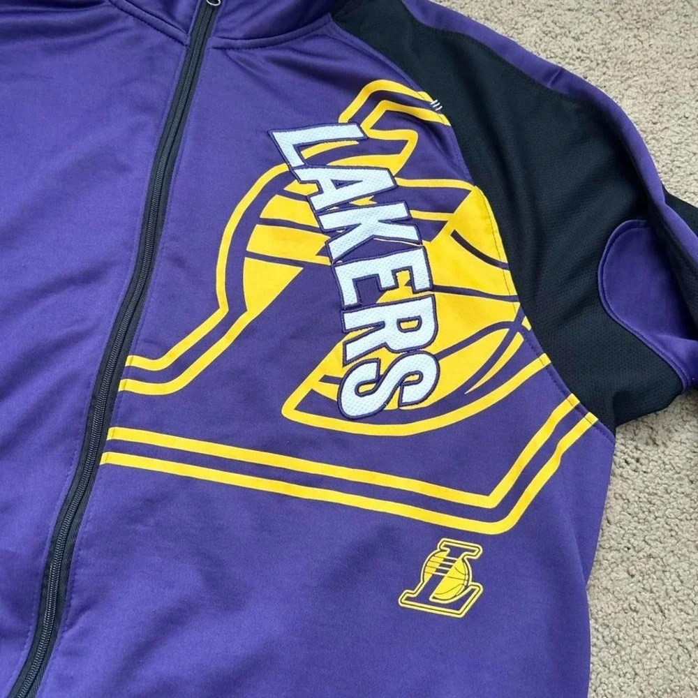 Vintage‎ NBA Purple and black Lakers track jacket